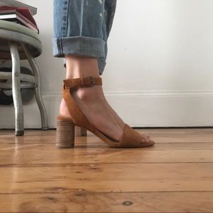 Madewell Claudia Suede Leather Ankle Strap